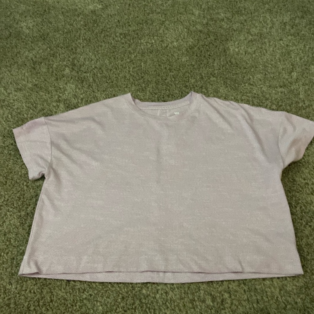 A purple crop top for target
